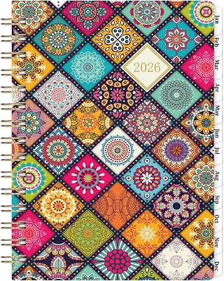 2026 Planner - 2026 Planner Weekly and Monthly, Jan. 2026 - Dec. 2026, 6.3 x 8.4, Calendar Planner, Planner 2026, Weekly Monthly Planner with Tabs, Premium Paper & Contacts