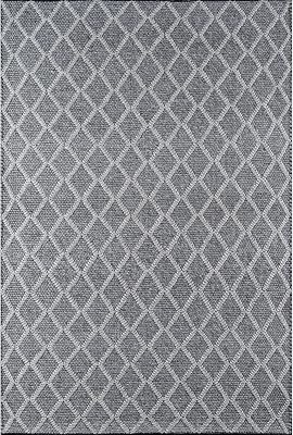 Momeni Andes Wool and Viscose Area Rug 23 X 8 Runner Charcoal