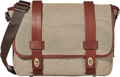 Bosca RFID CanvasWashed Messenger Bag