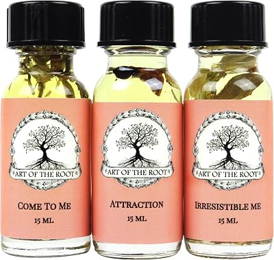 Love & Attraction 3 Oil Set with Come to Me, Love & Attraction, Irresistible Me Oils | Wiccan Pagan Hoodoo Conjure Magick