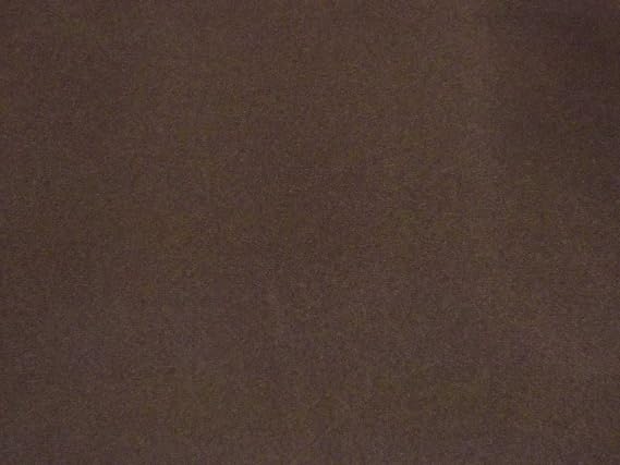 Brown Flocked Velvet Fabric for Upholstery Craft Curtain Drapery Material Sold by the Yard at 54 inch Wide