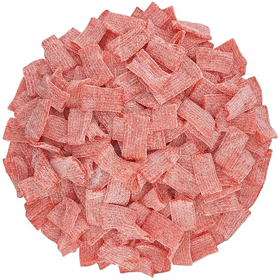 Mini Sour Gummy Belts (1 Pound, Strawberry)
