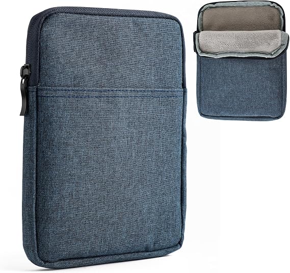 E-Reader Sleeve for Kindle 6-7 Inch Device, Ereader Protective Pouch Tablet Protective Cover E-Reader Sleeve Case (Navy Blue)
