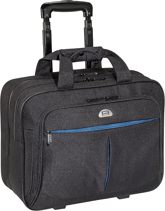 PEDEA business trolley "Premium Air" rolling case for laptops up to 17.3 inches (43.9 cm) with overnight compartment, black