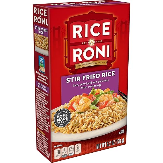 Rice-A-Roni Fried Rice and Vermicelli Mix, (Packaging May Vary), 6.2 Oz