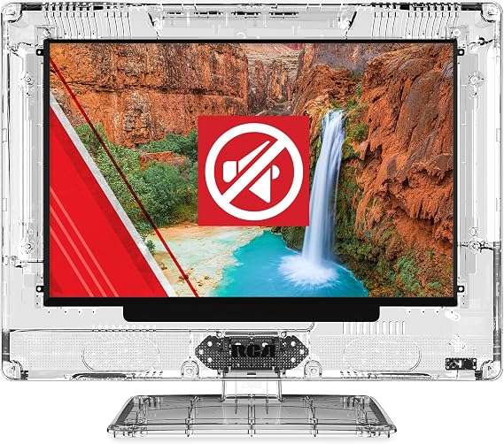 RCA 15 Clearview HDTV | J15SE1221 Transparent LED HD Television, High Resolution Wide Screen Monitor w/HDMI, VGA, Including Full Function Remote