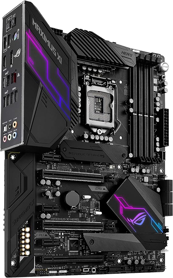 ASUS ROG MAXIMUS XI HERO LGA1151 DDR4 DP HDMI M.2 Z370 ATX Motherboard - Black