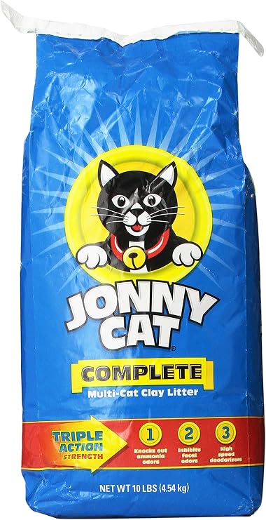 Jonny Cat Complete Multi-Cat Clay Litter Bag, 10-Pound