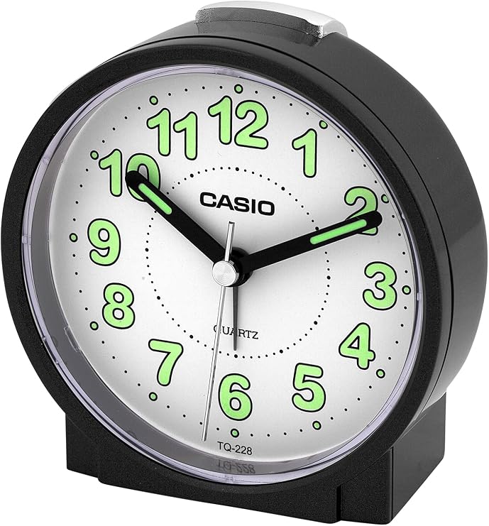 Casio TQ-228-1DF Masa Saati, Masa Saati, Analog, Siyah