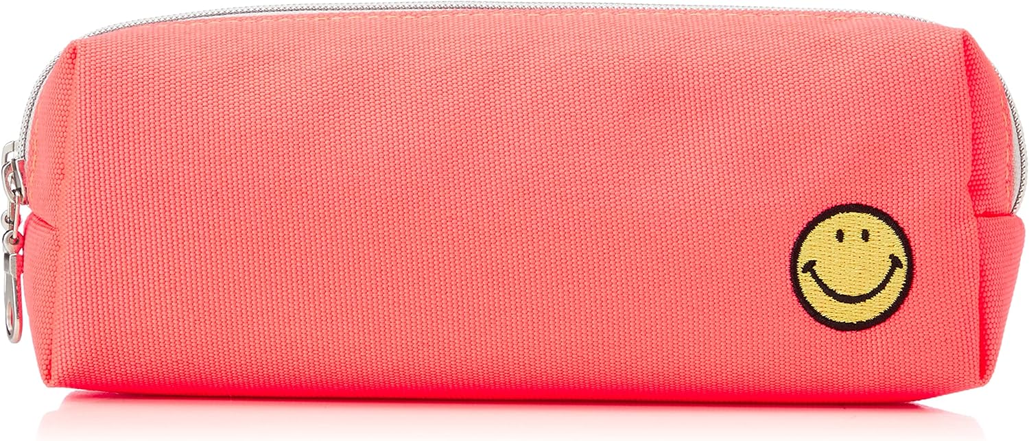Pseg 30321 Pencil Case, Stationery, Cosmetic Pouch, Travel Pouch, Nylon, Large Capacity, 2 Rooms, Sorting