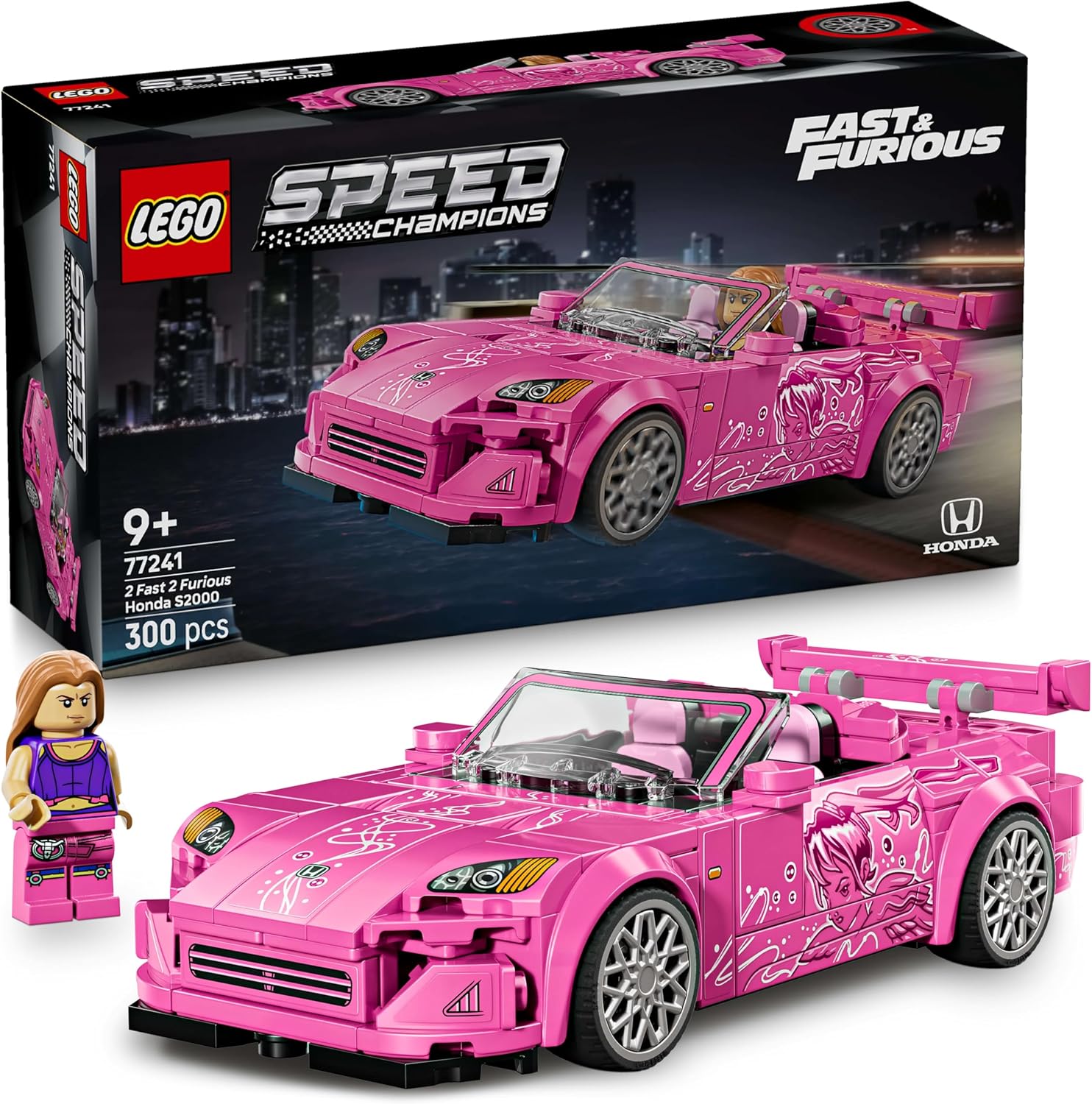 LEGO Speed Champions 77241 2 Fast 2 Furious Honda S2000 361 Pieces Limited Edition 18+ Years