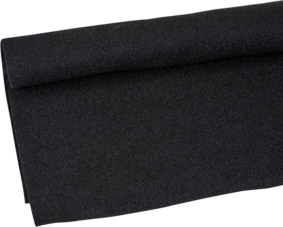 Audiopipe 3 Feet x 4 Feet Black DJ Car Sub Woofer Speaker Box Carpet Trunk Liner