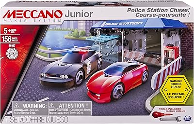Meccano-Erector Junior - Police Station Chase Building Set