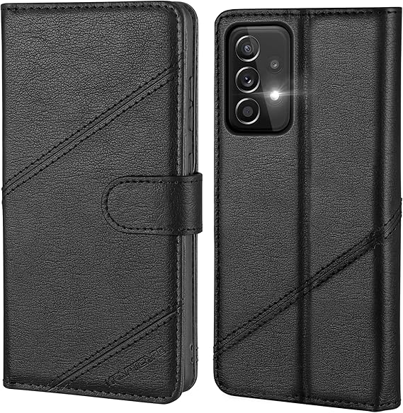 Upgraded A33 5G Mobile Phone Case for Samsung A33 5G Case [Card Slot] [Stand Function] Flip Case Leather Shockproof Protective Book Case for Samsung Galaxy A33 5G Flip Case Black
