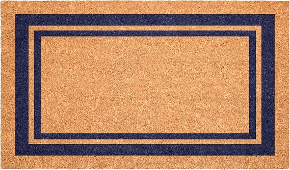 Calloway Mills Border Doormat 24" x 36" (Dark Blue)