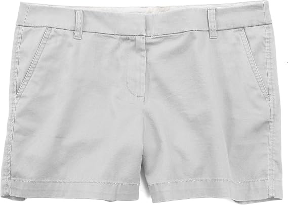 J.Crew Mercantile Women's 5" Classic Chino Short, Oyster Grey