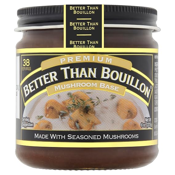 Better Than Bouillon Mushroom Base, 8 oz Glass Jar, 1 ct