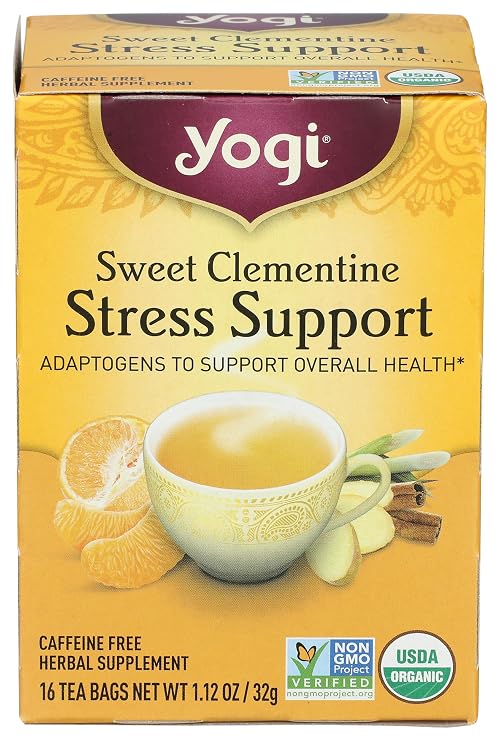 Yogi Tea, Sweet Clementine Stress Support, 16 Count