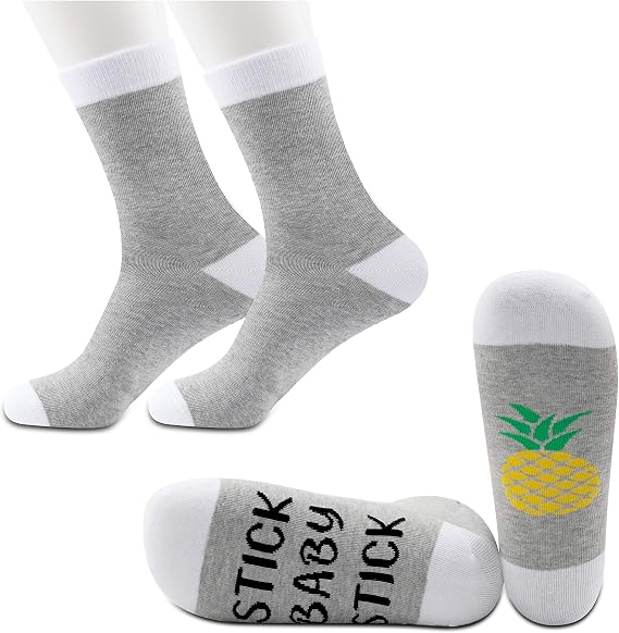 JXGZSO Stick Baby Stick Socks L Transfer Socks In-vitro IVF Socks Infertility Socks F Embryo Transfer Socks