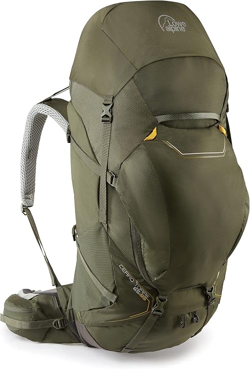 Lowe Alpine Cerro Torre Long-Distance & Remote Hiking Backpack, Cerro Torre 65:85 Liter M/L, Dark Olive