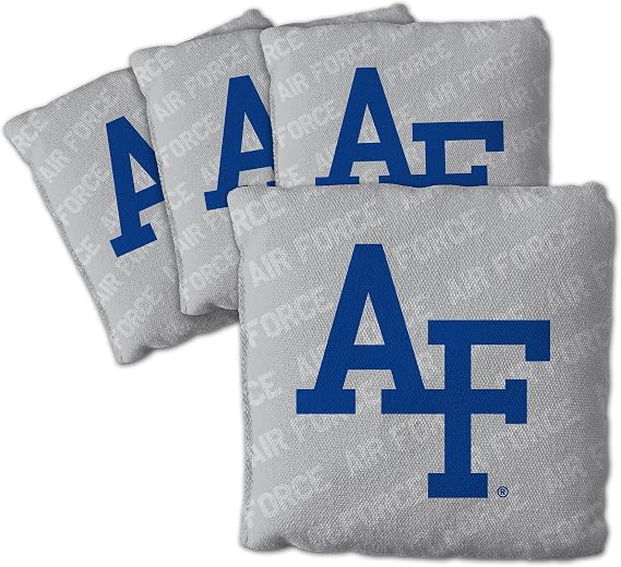 YouTheFan Officially-Licensed NCAA Set of 4 Cornhole Bags - All Weather Regulation 6 x 6 Size - 16oz Weight - Designed in USA