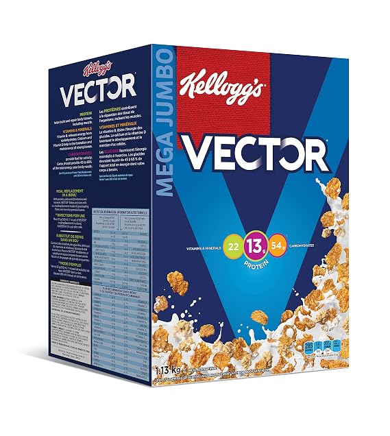 Kellogg's Vector Meal Replacement Cereal, 1.13 Kg/2.5lbs