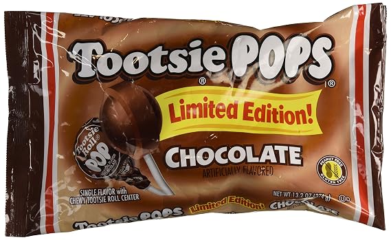 Tootsie Pops Limited Edition Chocolate Pops 13.2 oz