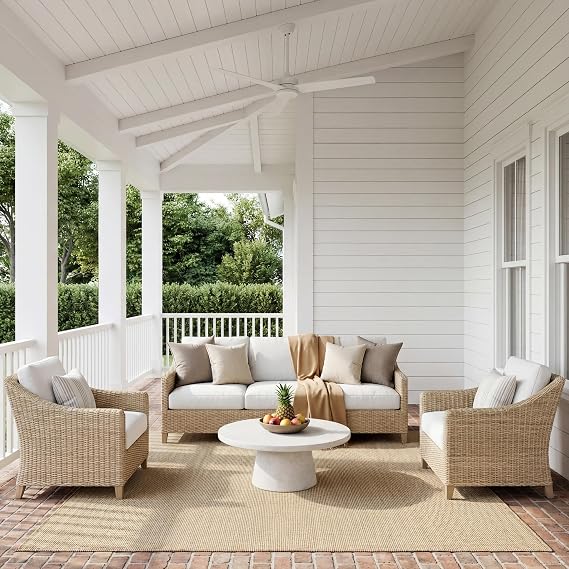 Nuloom Outdoor Performance Collection Nakia Brown/Ivory, 8' x 10', Soft and Cozy, High Traffic, Stain Resistant, Easy Clean, Durable Area Rug for Indoor/Outdoor Patio, Deck, Porch, Garden, Courtyard