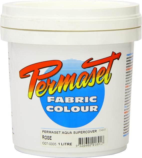 Permaset Aqua Fabric Supercover Screenprinting Inks - Rose - 1 Liter